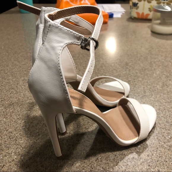 Charlotte Russe Shoes - Charlotte Russe white heels size 7